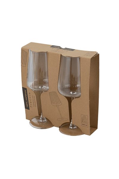 FLORINA Σετ 2 ποτηριών κρασιού Freccia, 540 ml