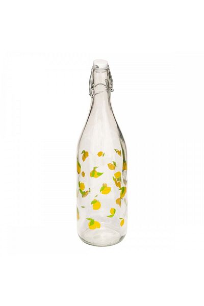 Secret de Gourmet Citron lemonade bottle, 1 liter, 8.7 x H. 31.7 cm
