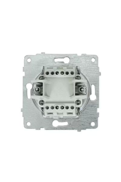 LiderGlobal Smoked single key frameless grano - compatible frame for socket and key