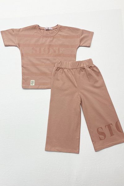 HÇM Girl's Tracksuit Set Striped Spanish Pants B17
