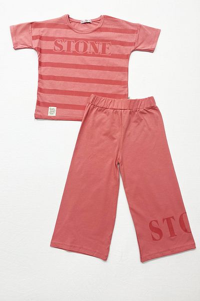 HÇM Girl's Tracksuit Set Striped Spanish Pants B17
