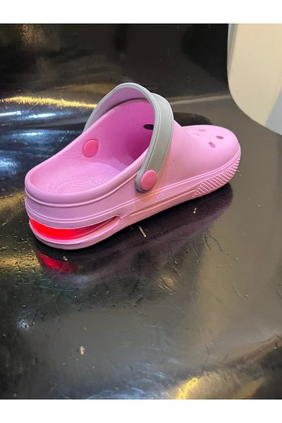 AkınalBella Water Sole Lighted Slippers Sandals Pink