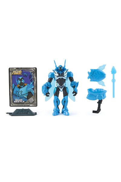 Batman DC HEROES METAL FORCE FIGURE BLUE BEETLE 10CM