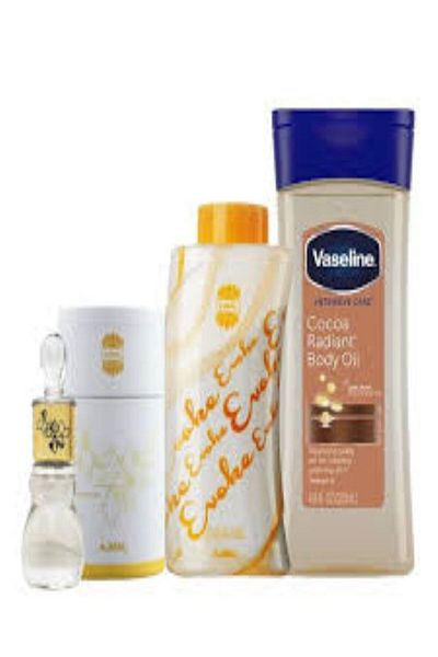 Ajmal The most beautiful body fragrance and moisturizing set - 3 products