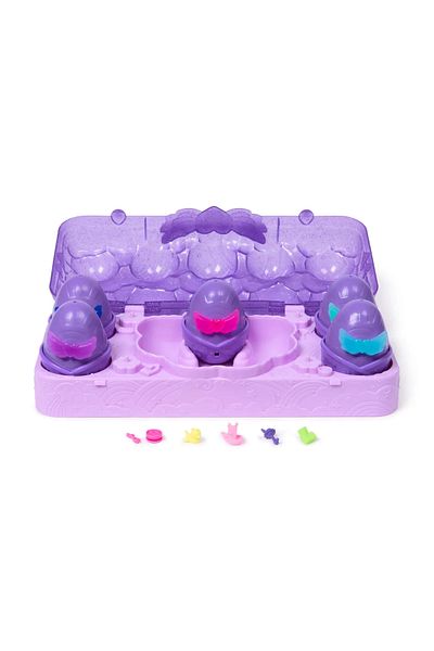Spin Masters HATCHIMALS ALIVE NEON RAINBOW EGG CARTON SET