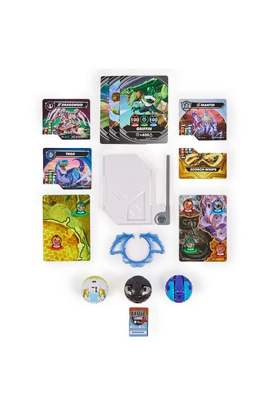 Bakugan Mechtanium Surge BAKUGAN STARTER PACK MANTID, TITANIUM DRAGONOID AND TROX