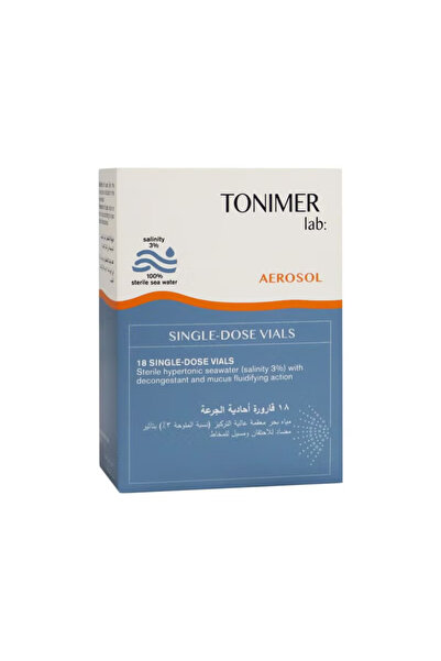 Tonimer قوارير بخاخ مختبري هايبرتونيك أحادية الجرعة - ١٨ × ٣ مل