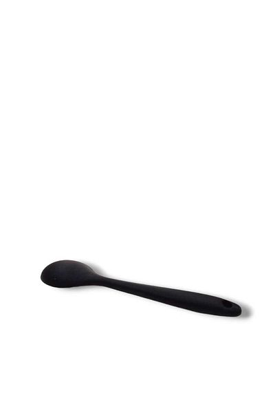 cephome güvenilir alışverişin adresi Ivory Silicone Dessert Food Spoon Black (20cm) 1 Pcs