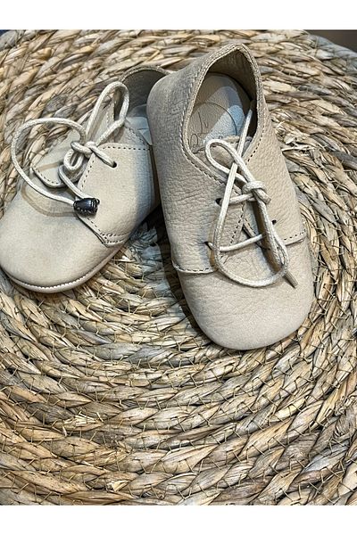 maxxi Before and after My First Newborn Genuine Leather Shoes