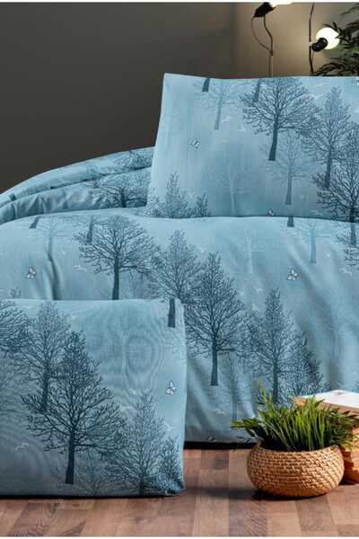 Loova 2 قطعة كيس وسادة منقوشة قطن 100% سحاب مقاس 50*70