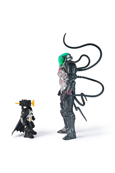 Batman DC METAL FORCE BRAINIAC VS BATMAN ACTION FIGURE SET