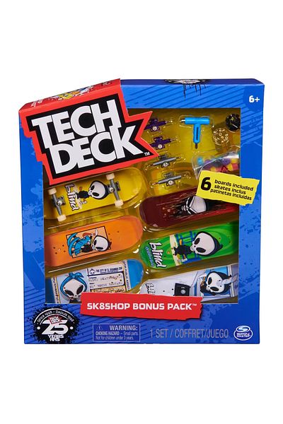 Spin Masters TECH DECK 6-PIECE PACK WITH BLIND FINGERBOARD ACCESSORIES