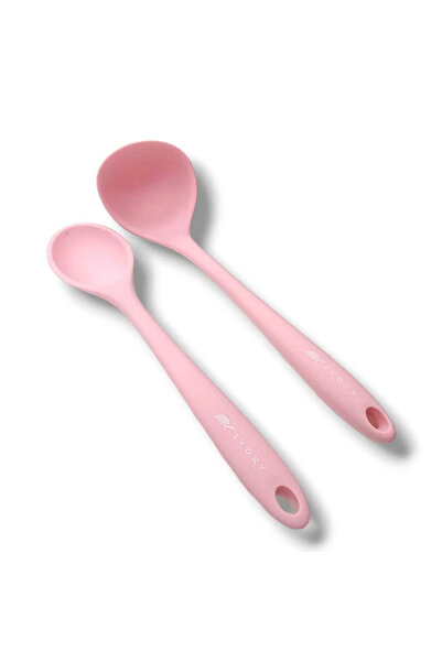 CEPHOME Silicone Spoon and Scoop Set 1 Spoon 27.5cm 1 Scoop