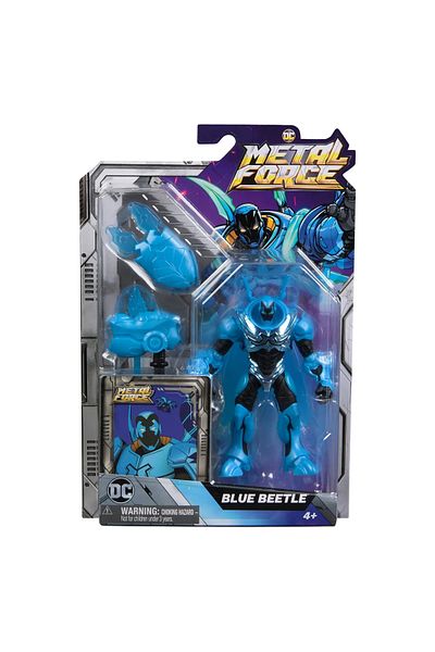 Batman DC HEROES METAL FORCE FIGURE BLUE BEETLE 10CM