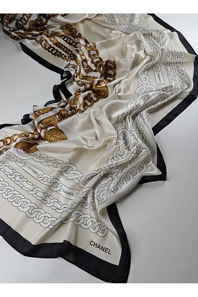 Webinay Home Voile Silk Shawl Chain Pattern New Season Shawl Scraf Premium