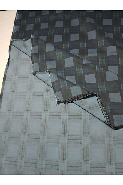AKTEZ-EL Washed Square Patterned Cotton Fabric 97% Cotton 3% Lycra One Piece Fabric Size; Boy=215Cm Width=120Cm