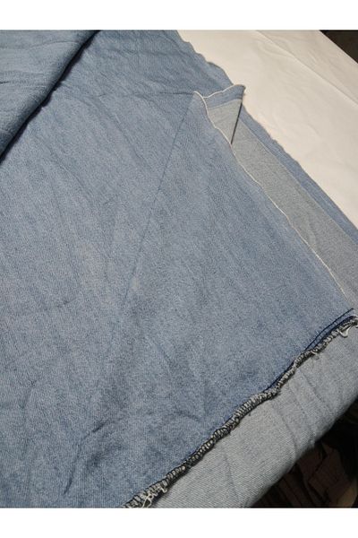 AKTEZ-EL Washed Square Patterned Cotton Fabric 97% Cotton 3% Lycra One Piece Fabric Size; Length=215Cm Width=175Cm