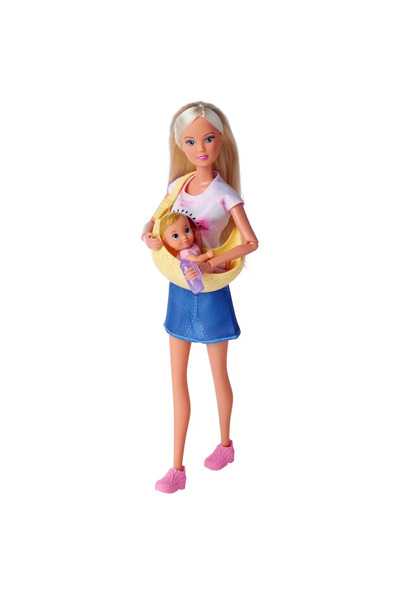 Simba STEFFI LOVE STEFFI DOLL WITH BABY CARRIER