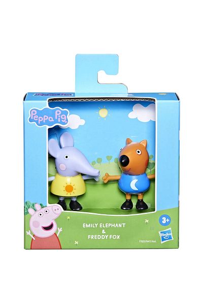 Hasbro PEPPA PIG GOOD FRIENDS SET OF 2 FIGURES EMILY THE ELEPHANT AND FREDDY THE FOX