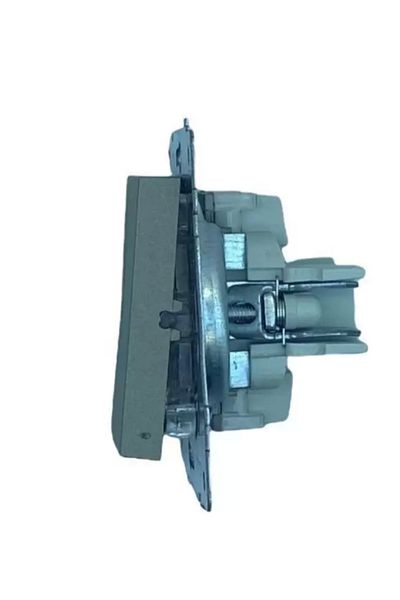LiderGlobal Anthracite commutator key frameless grano - compatible frame for socket and switch