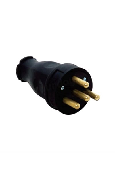 AC BOX Rubber male three-phase plug 3x25a 380v