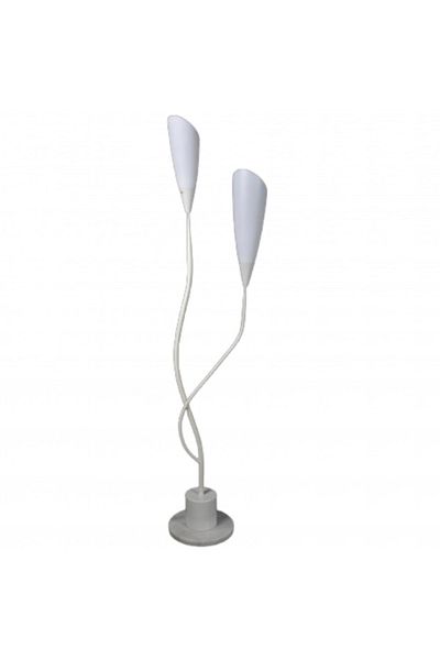 Gerenic Tall lamp with a streamlined design, white