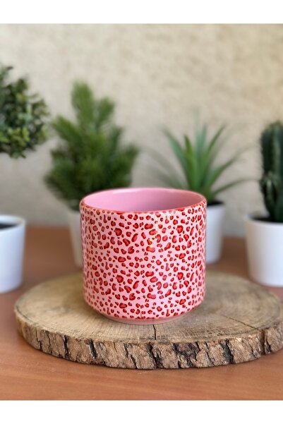 Cupova Leopard Patterned Pink Mug, Gift, Birthday