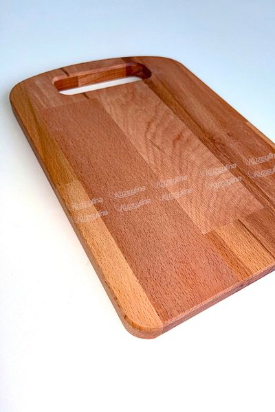 Kuzeylina Natural Wooden Cutting Board and Presentation Holder |   30X20Cm |   Beech Tree