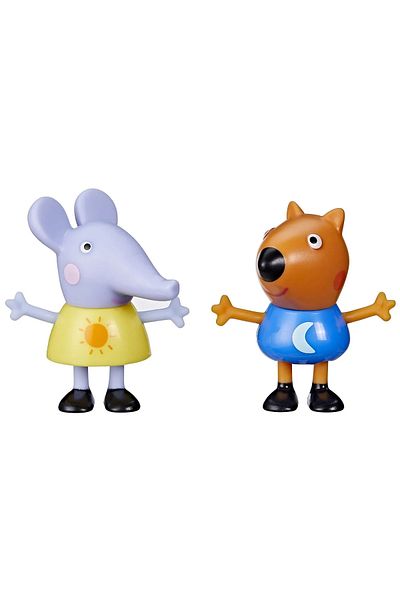 Hasbro PEPPA PIG GOOD FRIENDS SET OF 2 FIGURES EMILY THE ELEPHANT AND FREDDY THE FOX