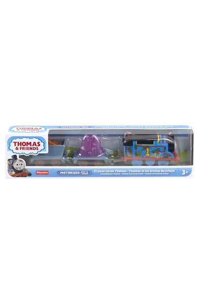 THOMAS THOMAS CRYSTAL CAVES MOTORIZED LOCOMOTIVE WITH 2 CARS