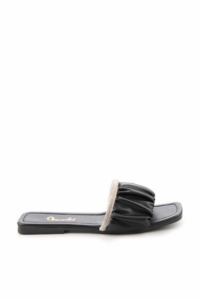 Bambi Women's Black Slippers K04187034509