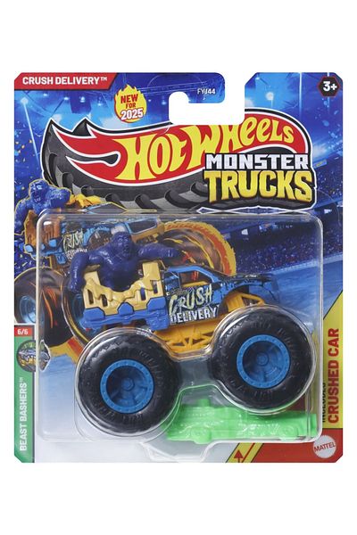 HOT WHEELS MONSTER TRUCK CRUSH DELIVERY 1:64 SCALE