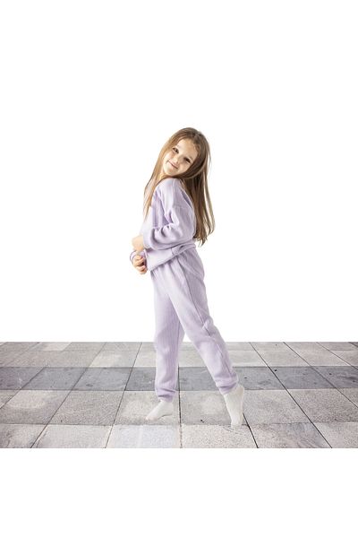 Fox Moda Cotton Girl's Bottom Top Set Swaetsihrt
