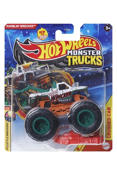 HOT WHEELS MONSTER TRUCK RAMBLIN WRECKER SCALE 1:64
