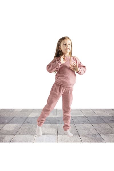 Fox Moda Cotton Girl's Bottom Top Set Swaetsihrt