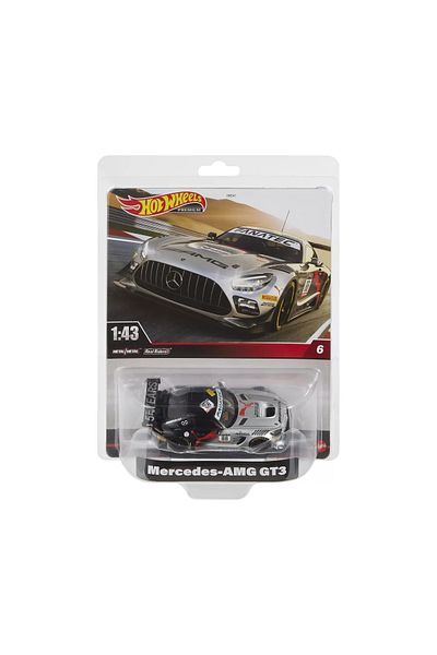HOT WHEELS PREMIUM REAL RIDERS MERCEDES AMG GT3 DIECAST CAR 1:43 SCALE