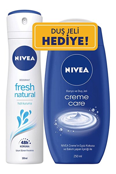 NIVEA Deodorant 150 ml și Gel de duș 250 ml Set 1 Nivea Deodorant 150 ml și Gel de duș 250 ml Set