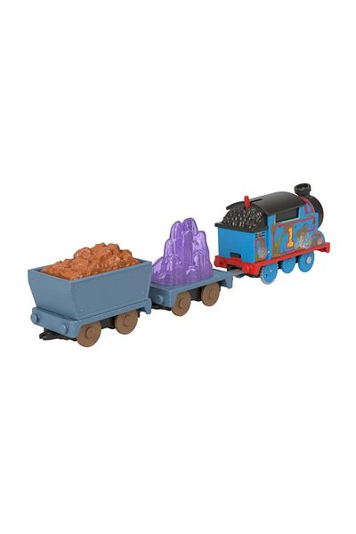 THOMAS THOMAS CRYSTAL CAVES MOTORIZED LOCOMOTIVE WITH 2 CARS