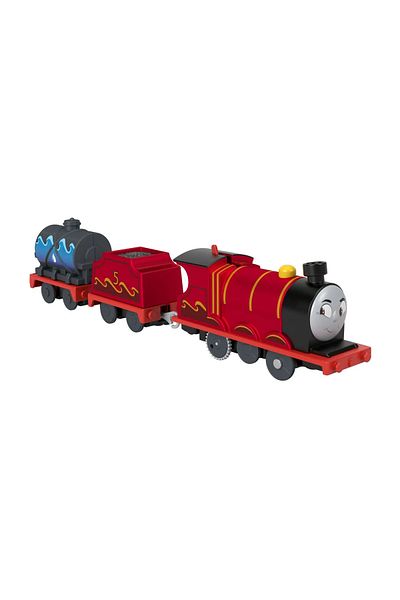 THOMAS JAMES SPLASH TANK MOTOR LOCOMOTIVE WITH 2 CARS