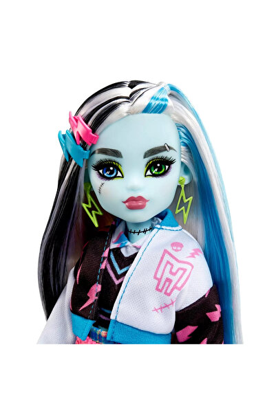 MONSTER HIGH PAPUSA FRANKIE STEIN CU ANIMALUT SI ACCESORII
