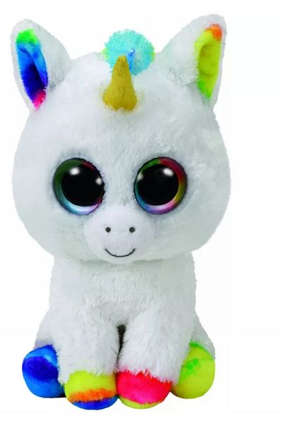 TY PLUS TY 24CM BOOS PIXY UNICORN ALB