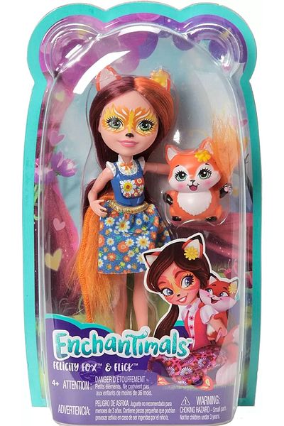 Enchantimals FELICITY FOX AND FLICK ANIMAL DOLLS