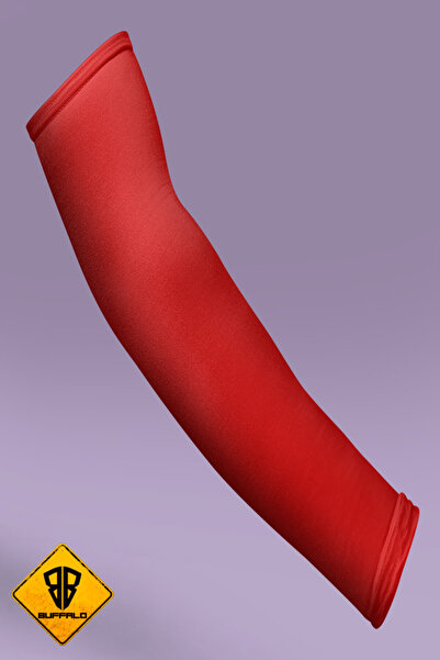 Buffalo Motorcycle Bicycle Arm Sleeve Right Left Arm Socks Red
