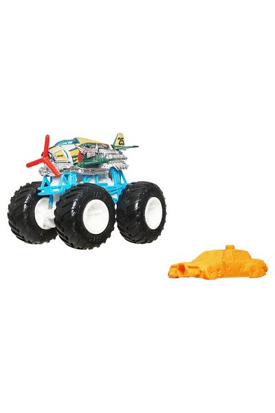 HOT WHEELS MONSTER TRUCK CAR AIRPLANE MODE 1:64 SCALE