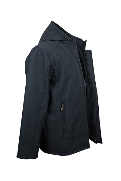 tambattal Large Size Lined Softshell Coat Smoked (Wide Comfortable Fit)