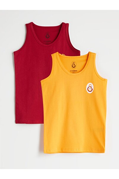 LC Waikiki LCW Kids Bisiklet Yaka Galatasary Baskılı Erkek Çocuk Atlet 2'li