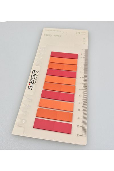 sibga tasarım Transparent Colored Postit Post-it Post It.Bookmark Bookmark Postit Sticker Note Paper 200 Sheets