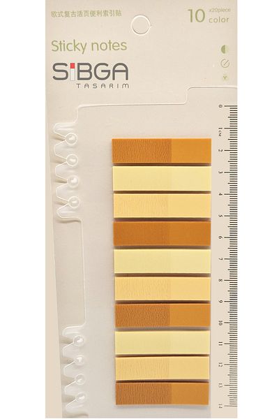 sibga tasarım Transparent Colored Postit Post-it Post It.Bookmark Bookmark Postit Sticker Note Paper 200 Sheets