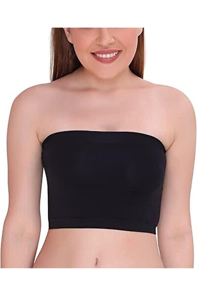 Glamroot Non Padded Strapless Tube Bra For Women, Free Size
