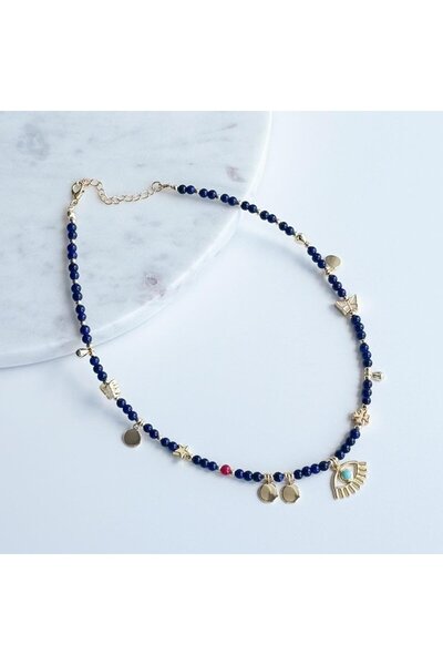 Venus Design Renkli Boncuk Nazar Kolye